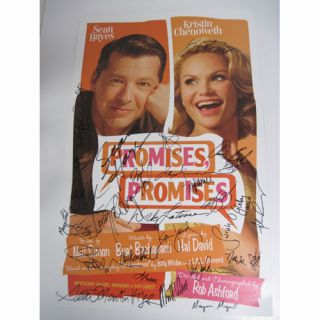 Bway Promises Hayes Chenoweth Orig Cast Signed Poster