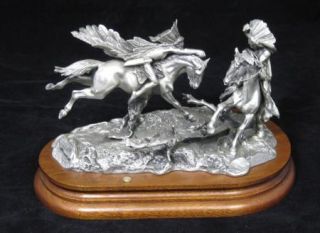   Pewter Don Polland When War Chiefs Meet 1980 Limited Edition