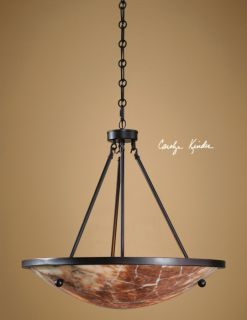   Pendant Light Hanging Marble Shade Chandelier Lighting Lamp