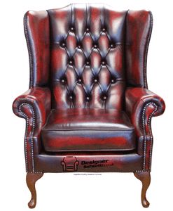 Chesterfield Princes Mallory High Back Fireside Wing Chair Oxblood 