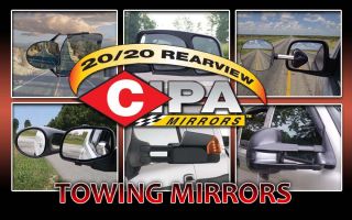 Extendable Replacement Towing Mirror Electric Pair 70000 Cipa