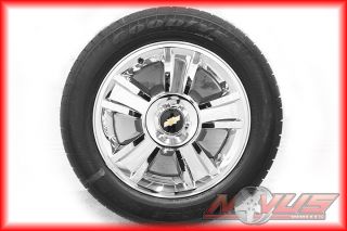 20 Chevy Tahoe LTZ Silverado GMC Yukon Chrome Wheels Goodyear Tires 