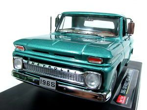 Sunstar 1965 Chevrolet C 10 Pick Up Turquoise 1 18