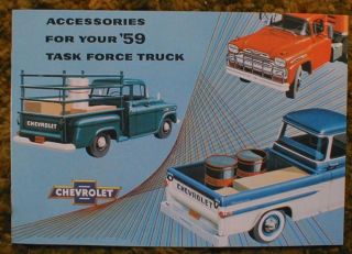 1959 Chevrolet Truck Accessories Sales Brochure 59