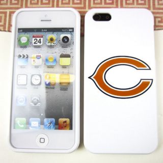 Chicago Bears Rubber Silicone Skin Case Cover for Apple iPhone 5 5g 1 