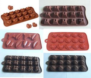 Silicone Chocolate Molds Cake Moulds Jelly Ice Cookie Mould