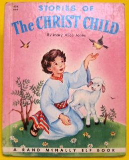 Stories of The Christ Child Vintage Rand McNally Elf Mary Alice Jones 