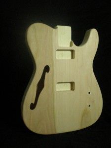   TELE THINLINE STYLE GUITAR BODY WITH TV JONES PICKUP ROUTES