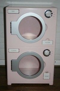 Pottery Barn Kids Retro Kitchen Washer Dryer Pink RARE HTF WILL SHIP