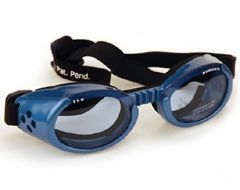 Doggles ILS Dog Goggles Sunglasses Blue Blue Large