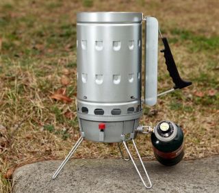 Charcoal Chimney Starter With Gas Burner, BBQ Propane Powered