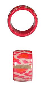 Christian Dior Tiger Pink Logo Bangle Bracelet $430 New