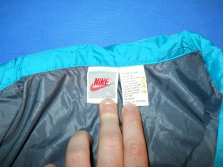 Vintage Nike Grey Neon Pink Unlined Zipper Nylon Wind Breaker Jacket 