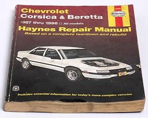 Haynes Auto Repair Manual Chevrolet Corsica Beretta 1987 to 1996 24032 
