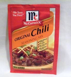 McCormick Original Chili Seasoning Mix 1 25 oz 3 Pack