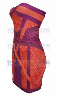 Christina Milian Ethnic Bodycon Bandage Dress XS s M L Celebrity 
