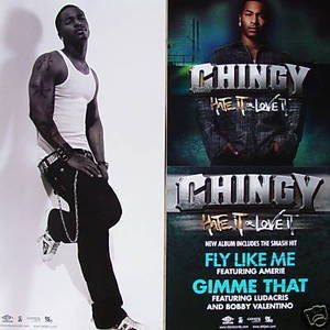 Chingy Love It or Hate It Promo 2 Side Poster Fly Like Me Howard 