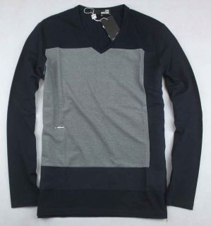   Moschino Mens Simple V Neck T Shirt Size M L XL XXL Blue 2605