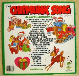 The Chipmunk Song Sung by Grasshoppers Christmas LP