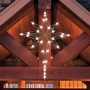 FOOT OUTDOOR LIGHTED CHRISTMAS LIGHT SHOW STAR Yard Art Display 