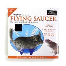FLYING SAUCER WHEEL CAGE TOY CHINCHILLA EXERCISE LARGE