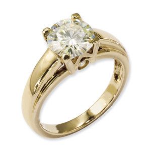Ct Moissanite Engagement Ring Charles W Signature Collection 14k 