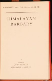 1955 Himalayan Barbary Christoph Von Furer Haimendorf
