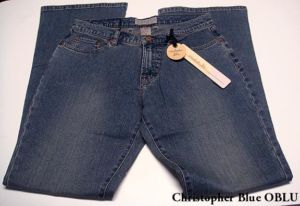 Sz 6 L32 Christopher Blue Jeans Lloyd Low Rise Oblu