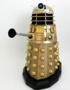 Doctor Who Talking Gold Dalek Figure New Series Dalek