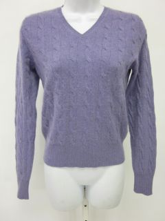 you are bidding on a christopher fischer cashmere cable knit sweater 