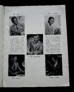 CHARLIE PARKER Miles Davis   rare original Paris 1949 concert program 