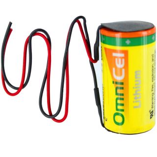   6V Size C Lithium Thionyl Battery with Wire Leads Fast Ship