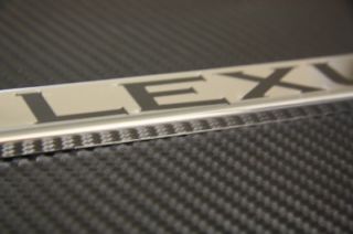 LEXUS LICENSE PLATE FRAME Plastic Chrome & MATTE BLACK GS ES IS LS RX 