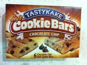 Tastykake Chocolate Chip Cookie Bars 6ct Chewy Delicious