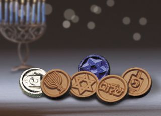   Chocolate Hanukkah Dessert Coins Holiday Treats Gift Chocolates Candy