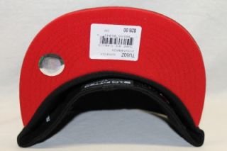 chicago bulls adidas flex hat cap flat bill black black red outlined 