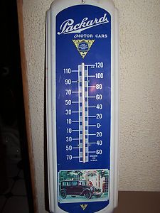 Vintage Packard Motor Cars Thermometer Very Nice Condition