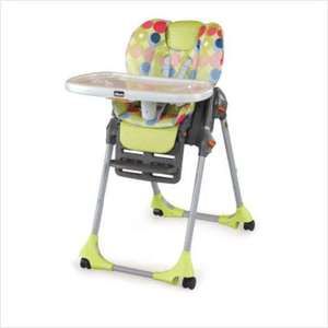 CHICCO POLLY HIGH CHAIR DOUBLE PAD FUN DOTS