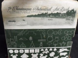 Chautauqua Industrial Art Desk Antique No 1 Meyers Nice