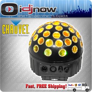 Chauvet Lighting Minisphere 3 Rotating LED RGB Strobing DJ Light 