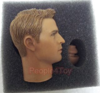 Figure Head Sculpt Chris Evans for Headplay Hottoys Captain 