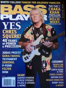 Bass Player Magazine January 2009 Chris Squire Mint