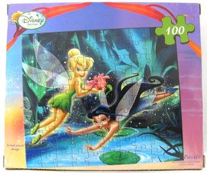 Disney Fairies Tinkerbell Puzzle Jigsaw for Kids Children 100 Pieces 