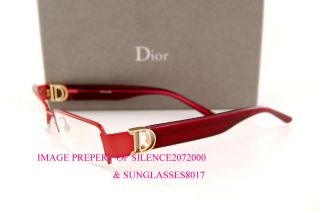 New Christian Dior CD Eyeglasses Frames 3703 Avi Red