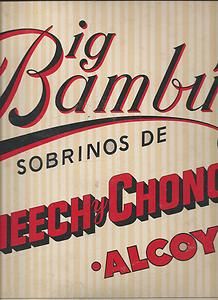 Cheech Chong Big Bambu w Paper Original Ode Inner Sleeve