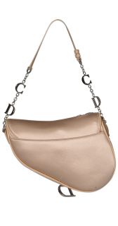 Christian Dior Diamond Saddlebag Handbag Purse $2875 New
