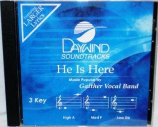 Gaither He Is Here New Christian Accompaniment CD