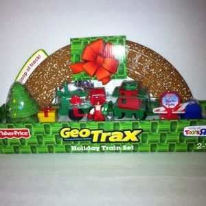 Geo Trax Holiday Train Set Christmas One Loop Track w DVD TRU 