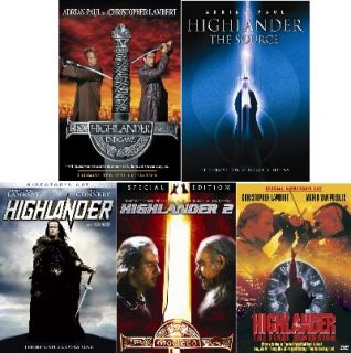 Highlander 1 2 3 4 5 New 5 DVD Christopher Lambert