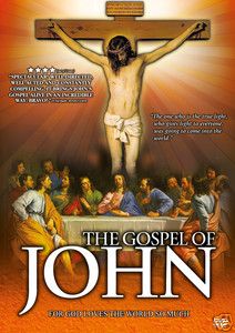   GOSPEL OF JOHN DVD Jesus Visual Bible Story Cusick Christopher Plummer